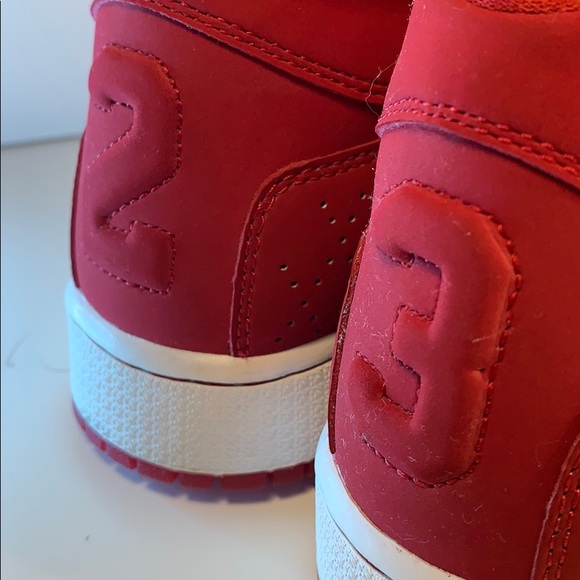 Youth Jordan 1 Flight 5 Gym Red 2016 release - Picture 10 of 16